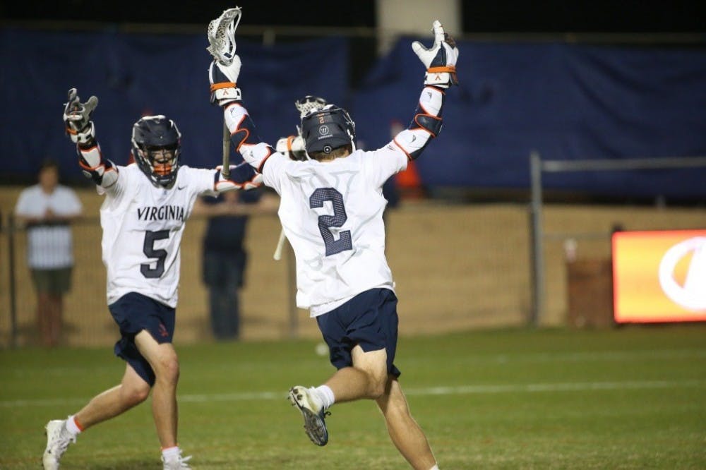 <p>Junior attackman Michael Kraus will once again look to lead the Cavaliers to victory against North Carolina.</p>