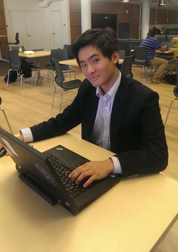 Second-year College student Joshua Choi teamed up with fourth-year College student William Schneider and second-year Engineering student Alexander Ramey in launching the matchmaking app "Pear."