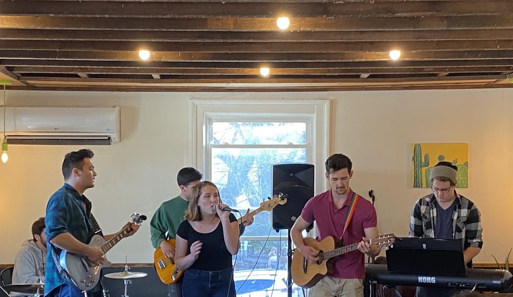 Silver Retriever was among the four acts featured in the third installment of UPC's Tiny Desk series, held Feb. 28 at Grit Coffee.&nbsp;