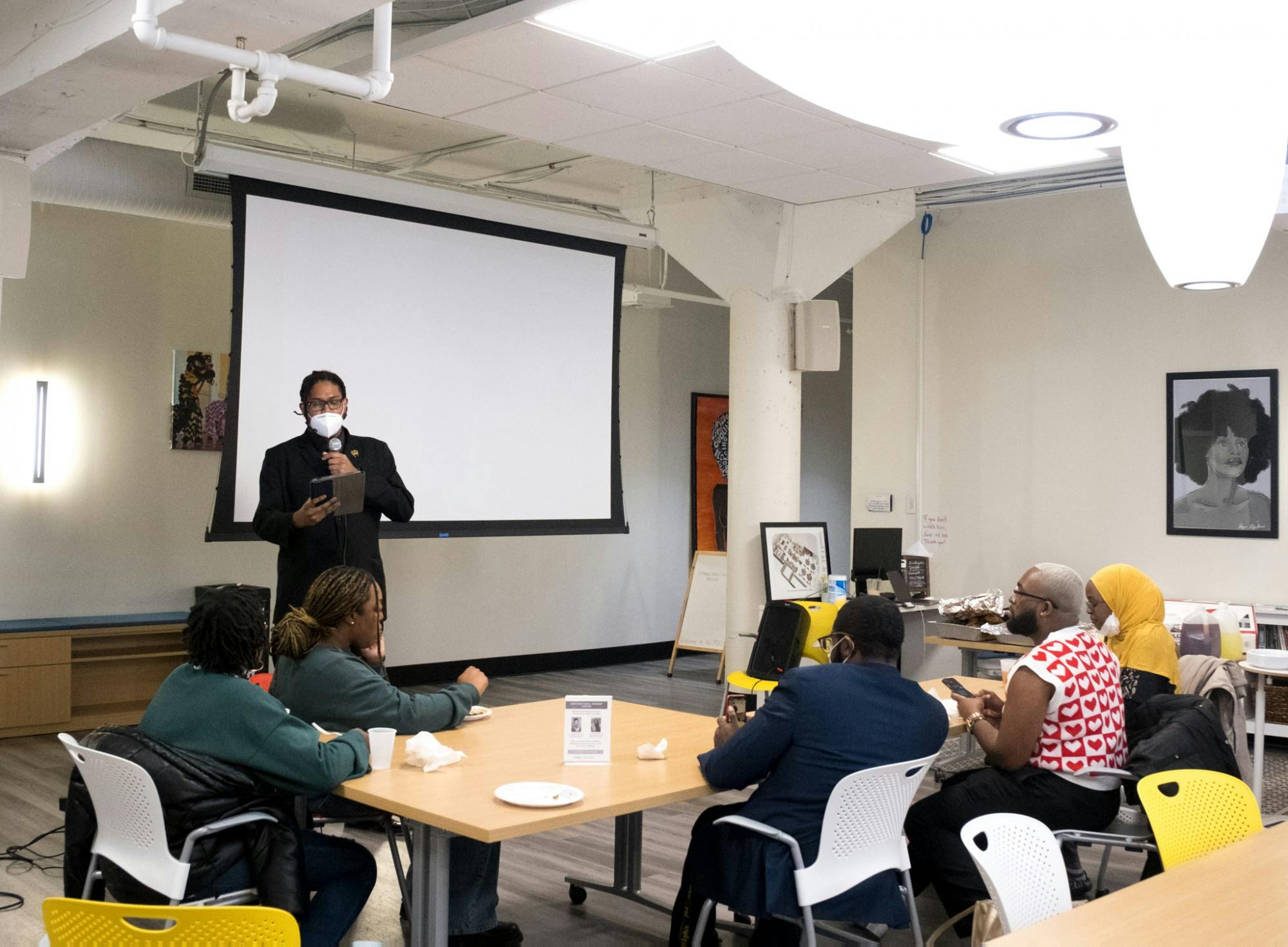 &nbsp;Students who signed up were called on to perform spoken word poetry and music&nbsp;