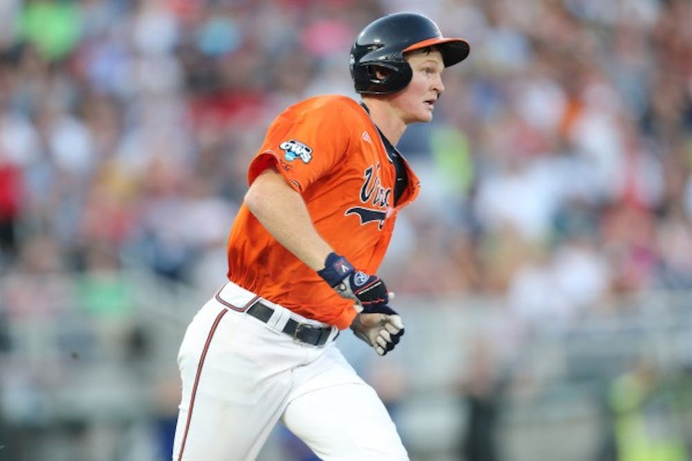 <p>Junior first baseman Pavin Smith had a big weekend, smacking two homers and driving in seven runs.&nbsp;</p>