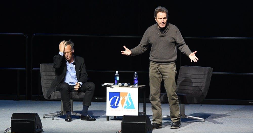 Acclaimed actor Bryan Cranston spoke twice at the University this weekend.&nbsp;