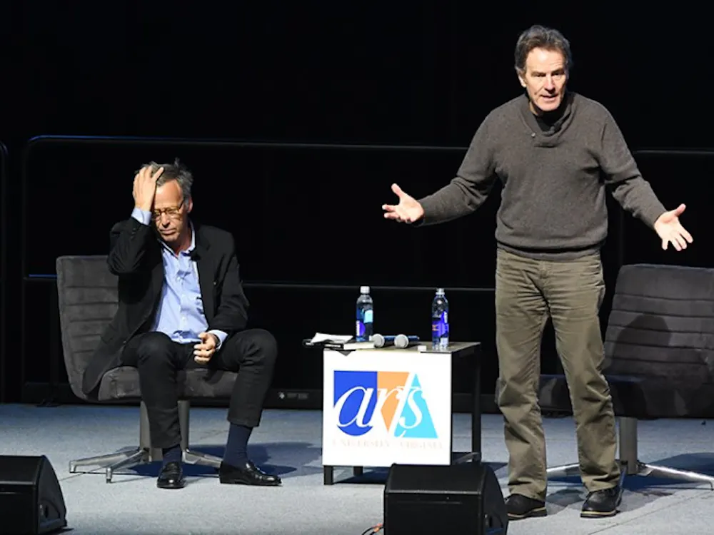Acclaimed actor Bryan Cranston spoke twice at the University this weekend. 