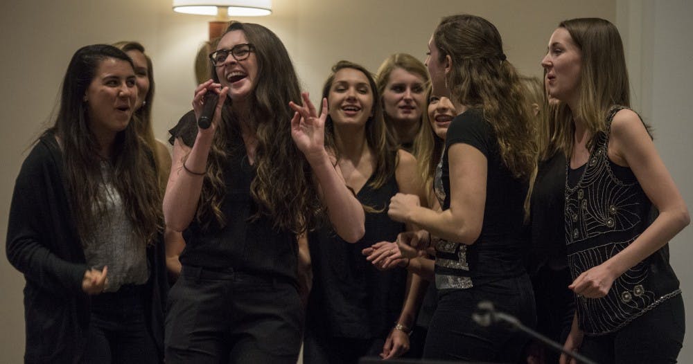 A cappella groups perform at the first event held by&nbsp;Refugee Outreach.