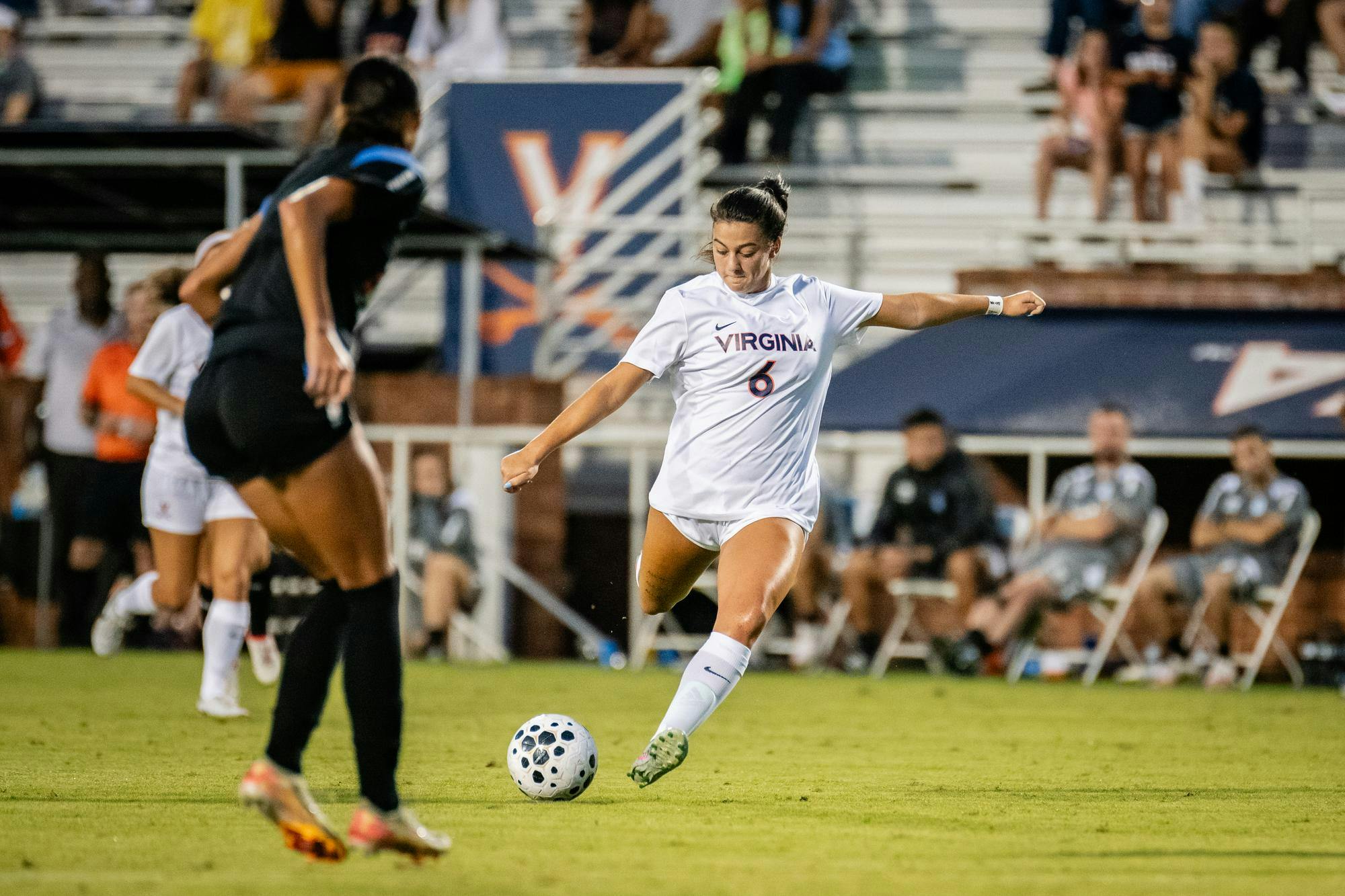 Halpern, coiled to the max, prepares to unleash during a preseason game.