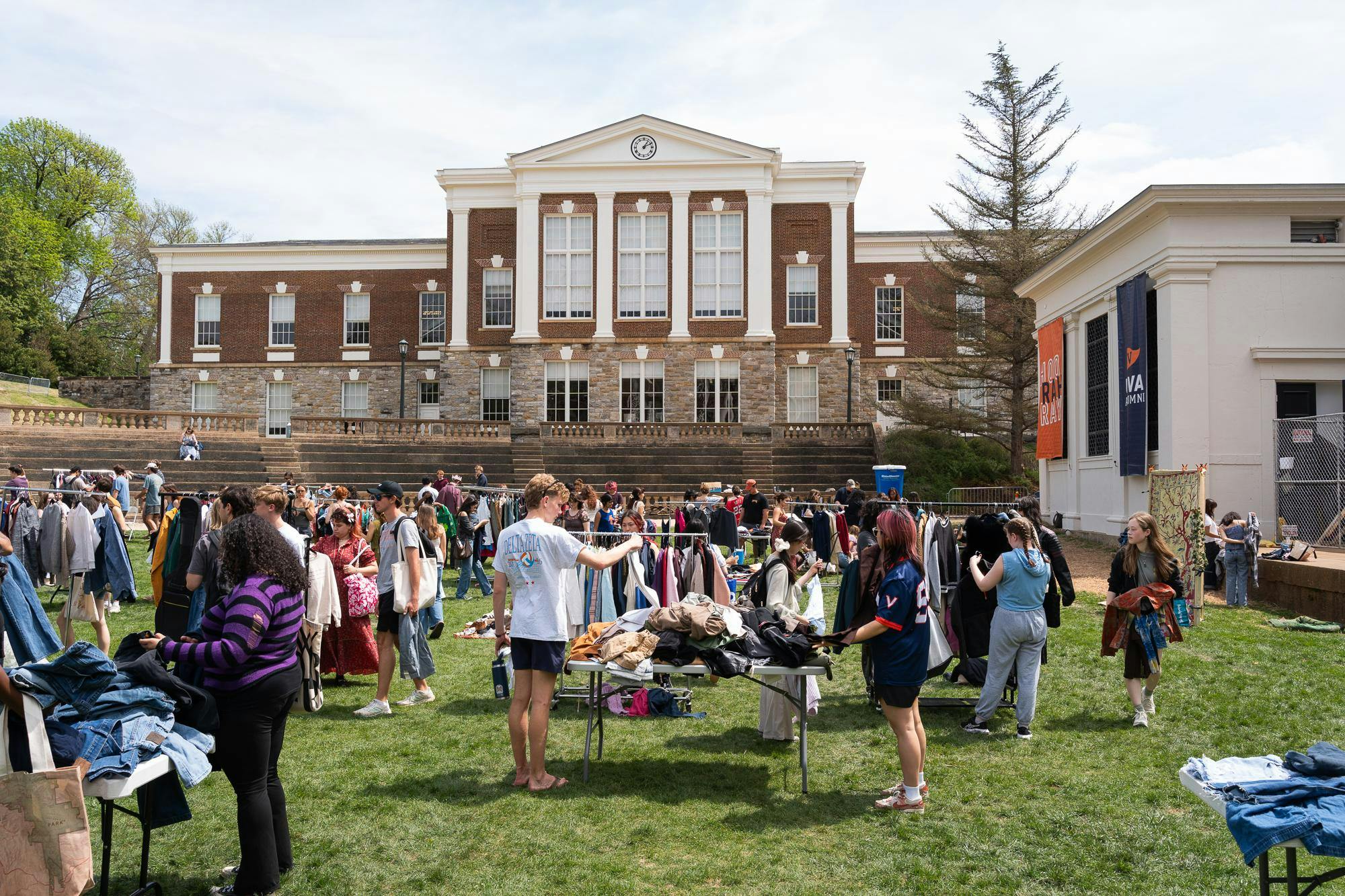 The event reimagined the traditional clothing exchange as a Renaissance-faire-like experience — aptly dubbed a “RenaisSWAP faire.”