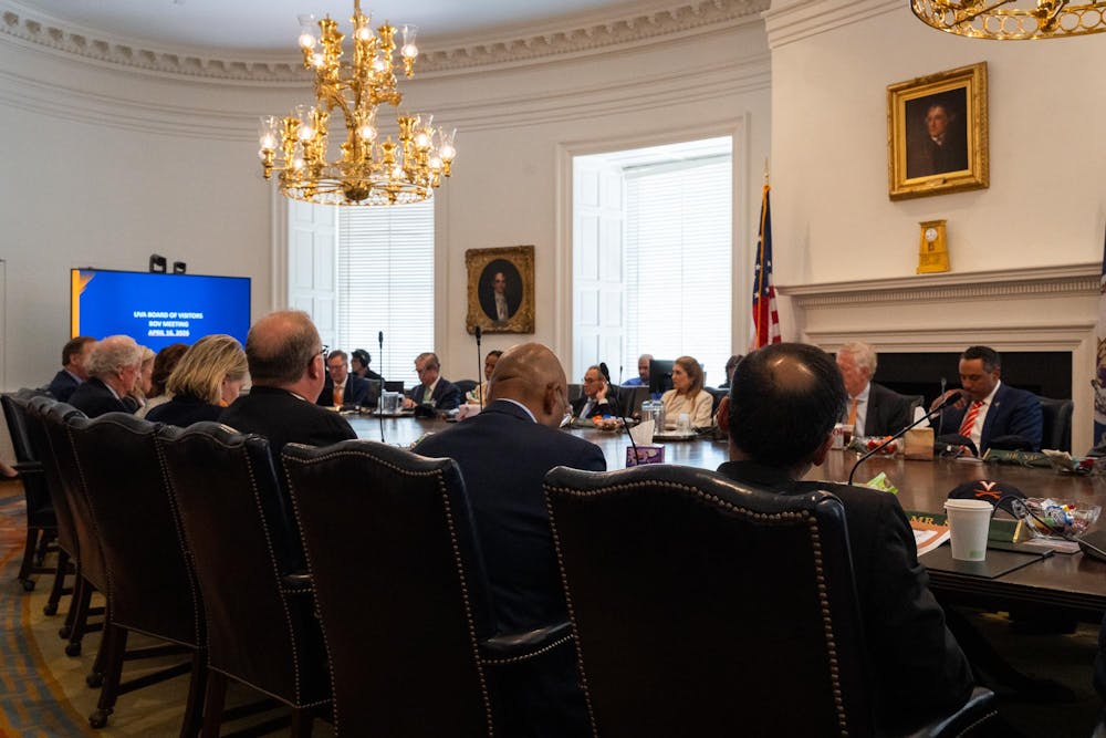 The Board of Visitors convened for a meeting in April.