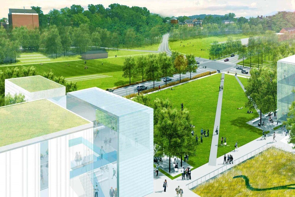 The Ivy Corridor redevelopment process will be centered around the inclusion of green spaces and pedestrian accessibility.&nbsp;