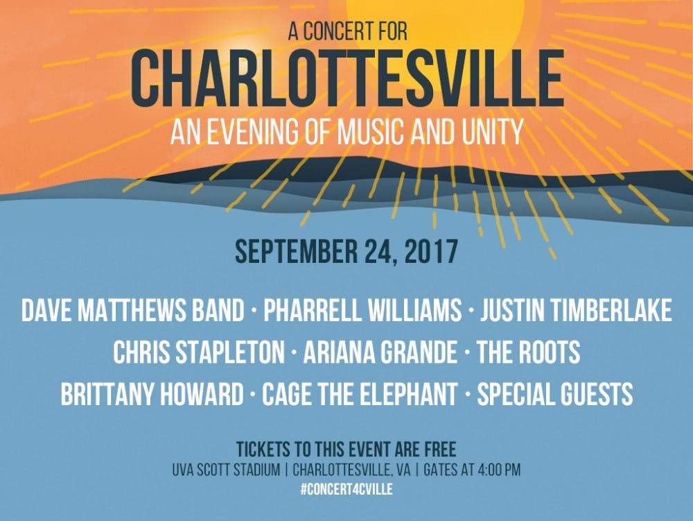 <p>The Dave Matthews Band is hosting the concert as a response to the events that occurred in Charlottesville Aug. 11 and 12.</p>