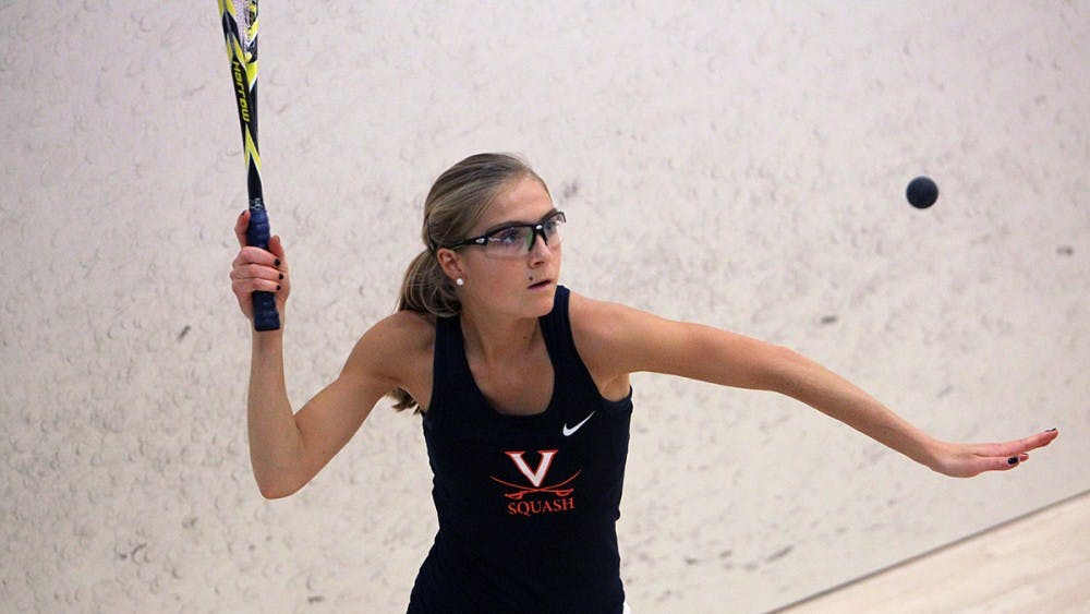 Senior Carey Danforth picked up a point for Virginia Tuesday in the team's loss to George Washington.&nbsp;