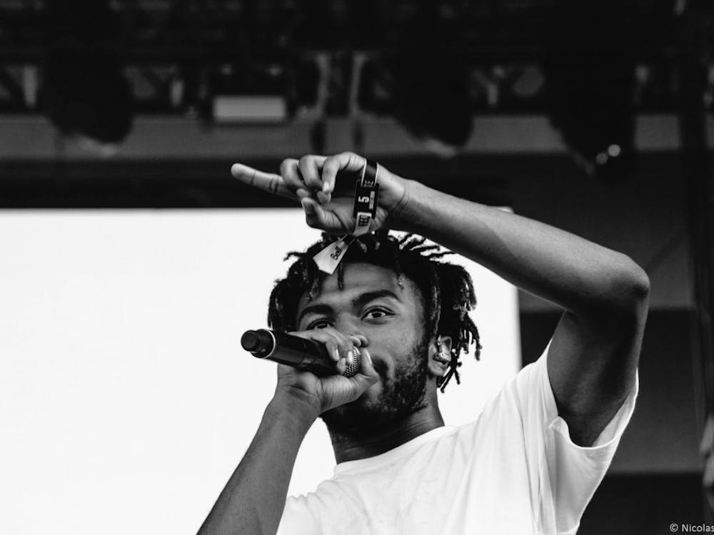 Kevin Abstract performs as part of Brockhampton in July 2018.&nbsp;