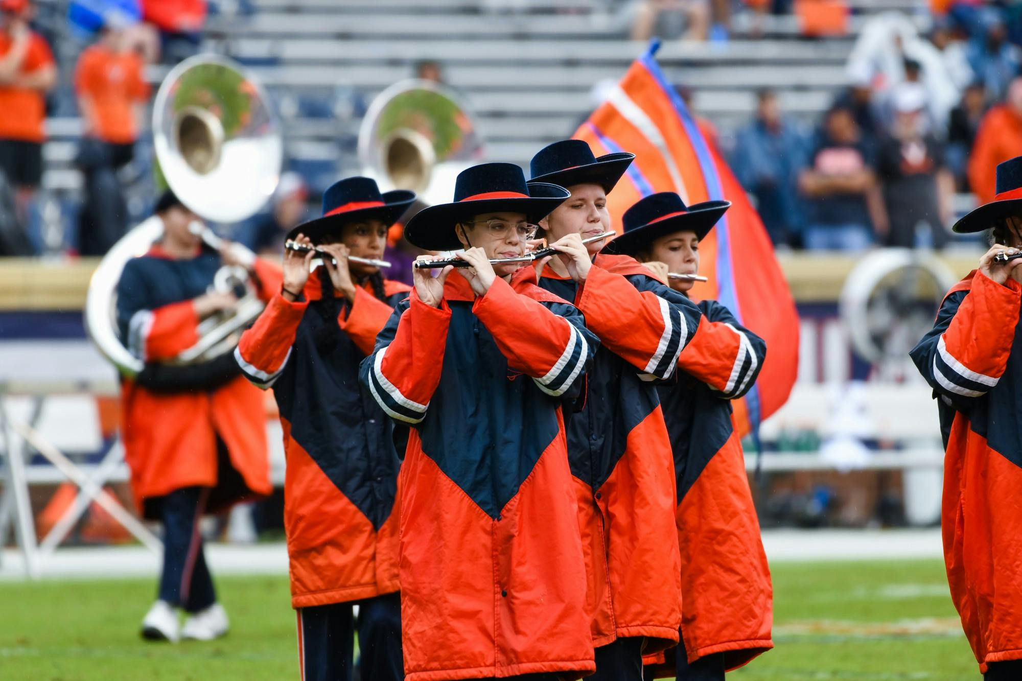 Students and members of the band have taken issue with this, citing recent research indicating that vocalization — including speaking, singing and yelling — has a greater capacity to spread aerosols than wind instruments.&nbsp;