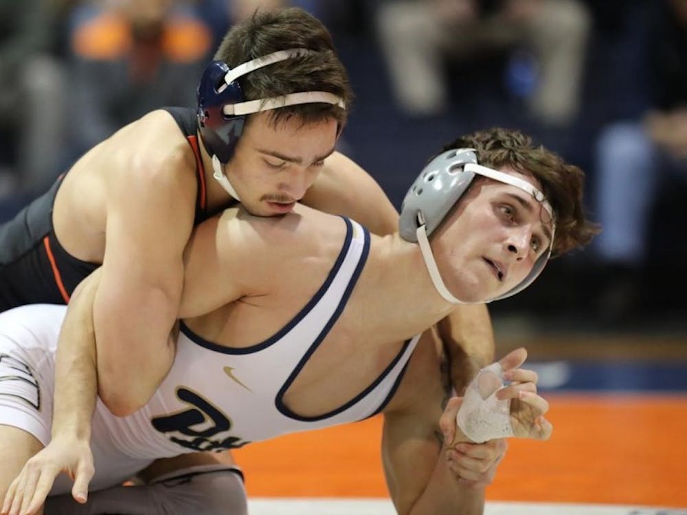 Junior Jack Mueller remained undefeated after picking up a crucial technical fall.&nbsp;