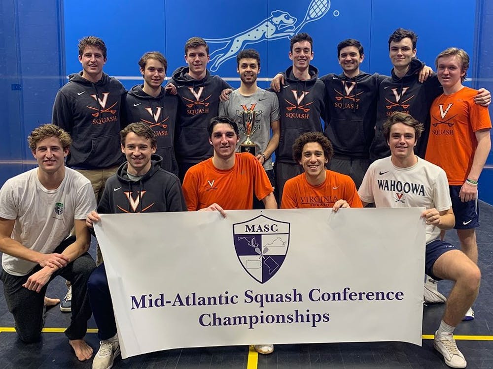 The men’s team won the Mid-Atlantic Squash Championship for the second straight year. &nbsp;