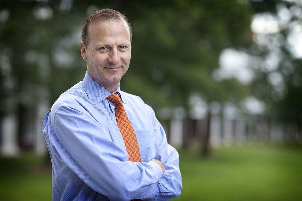 Jeffrey Legro, the Taylor Professor of Politics at the University, discussed India's free-market economy in relation to China's centralized economy.