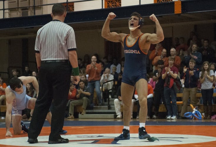 UVa Wrestling downs UNC 21-9 on Senior Night - The Cavalier Daily