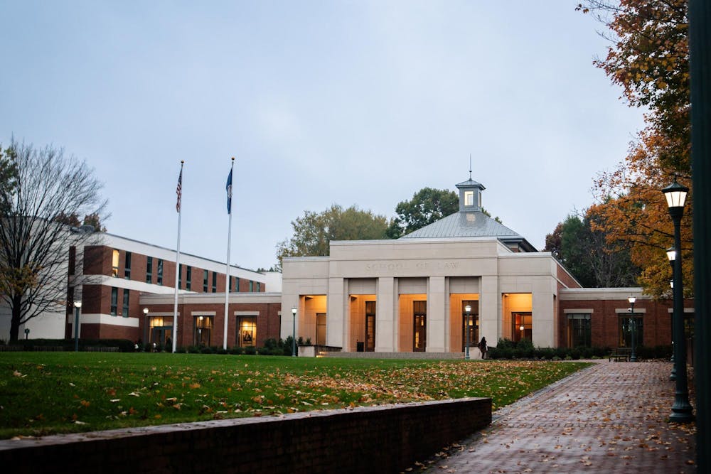 The University's School of Law, photographed Oct. 30, 2025.  