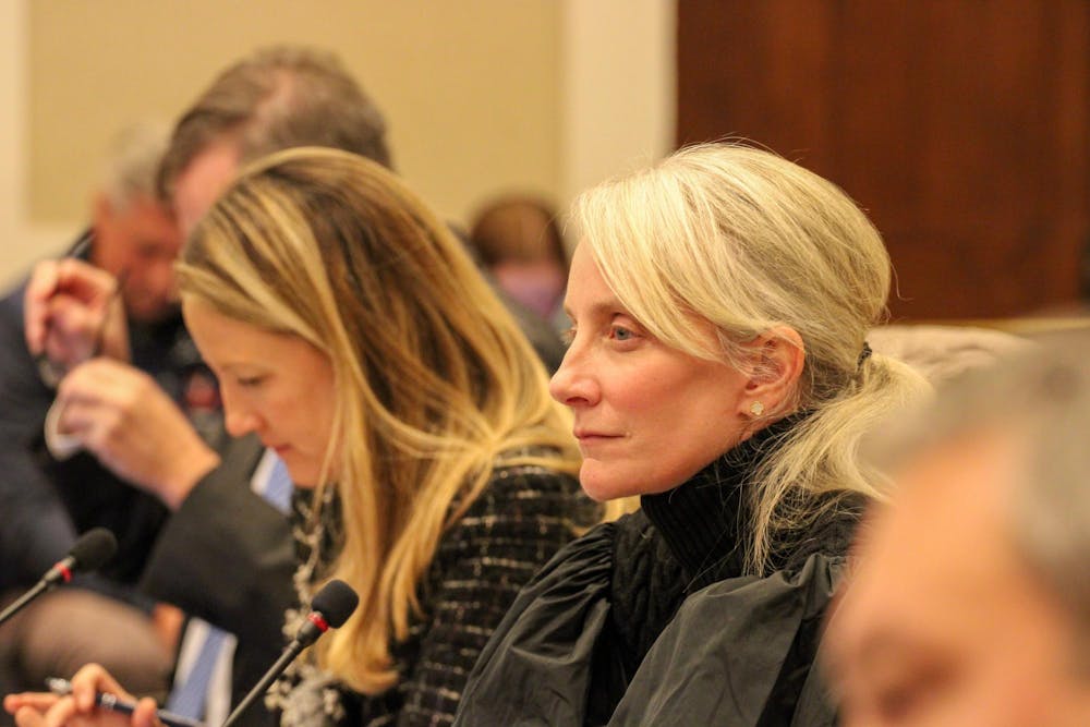 Board Rector Rachel Sheridan at a BOV meeting Dec. 5