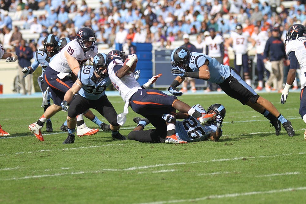 Photos from UNC football’s 45-14 defeat of UVA on Nov. 9, 2013 at Kenan Stadium in Chapel Hill, N.C.