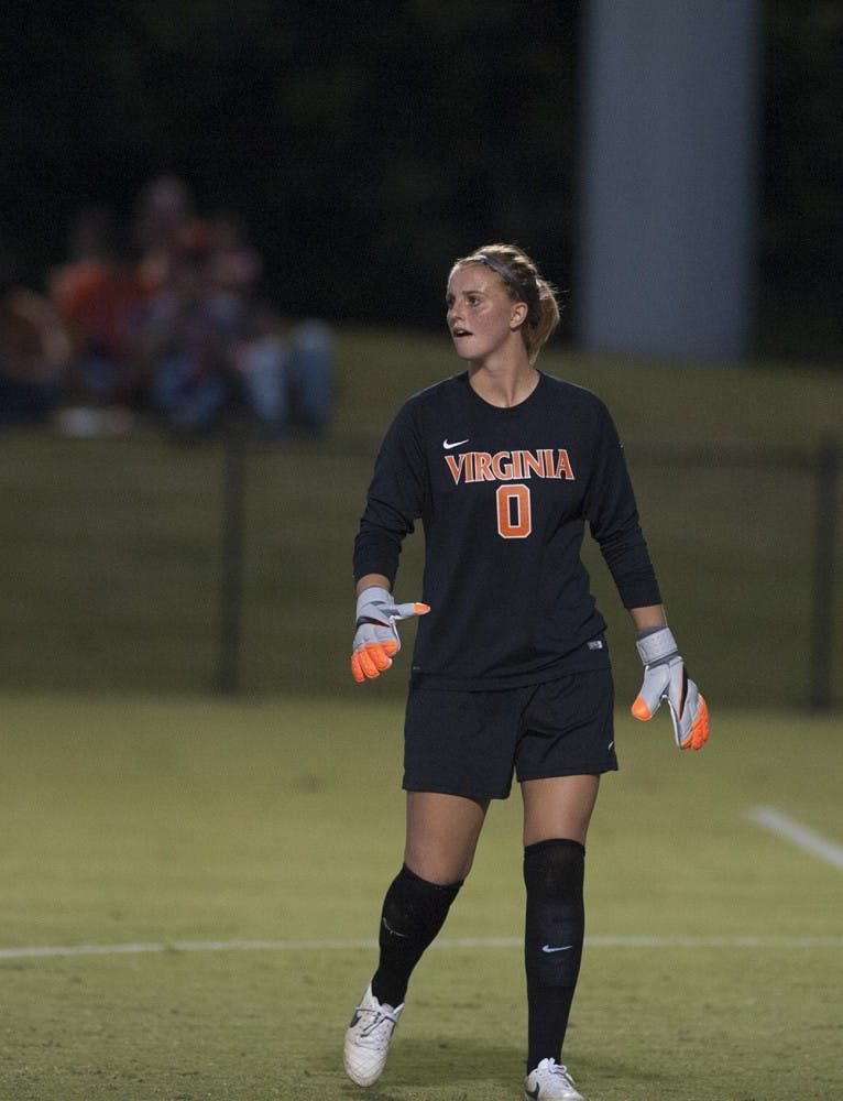 Junior goalkeeper Morgan Stearns and the Virginia defense are conceding just .578 goals per game thus far this season. 