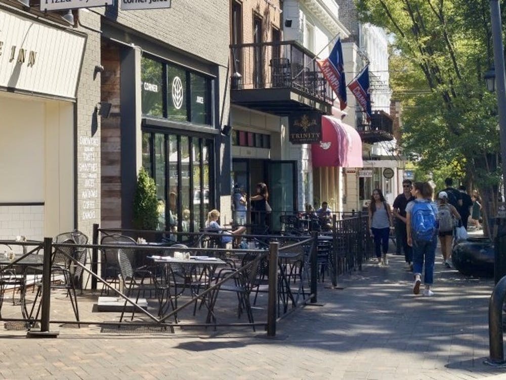 The Corner is the perfect place to take the next car-free jump — it should be pedestrianized.