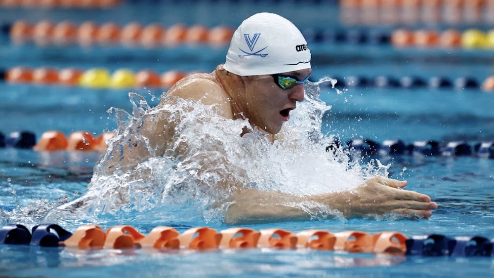 Freshman phenom Maximus Williamson won the 200-yard individual medley for the Cavalier men.