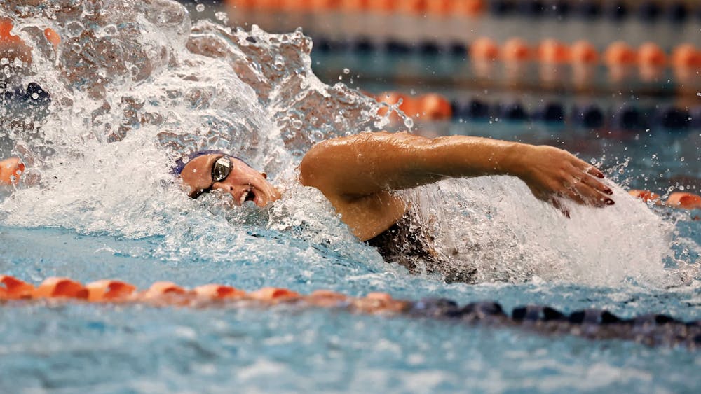 South African Olympian Aimee Canny delivered three individual event wins in her final dual meet with the Cavaliers.
