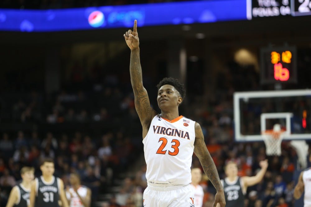 Senior guard Nigel Johnson scored 22 points in a 80-60 Virginia win over Davidson Saturday afternoon.&nbsp;