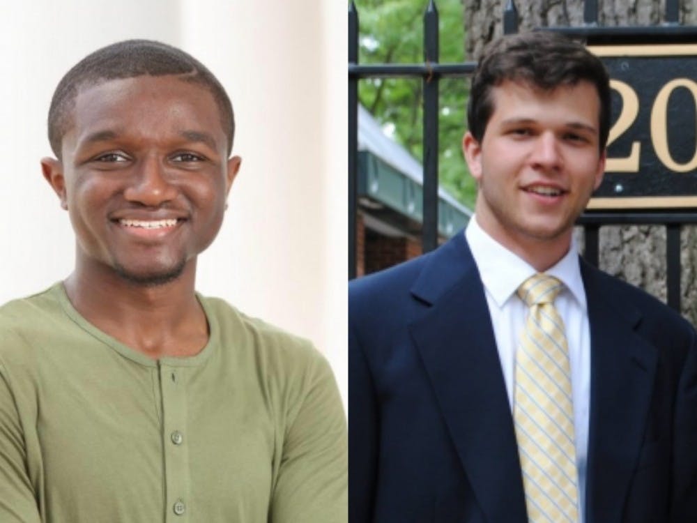 Third-year College students Tyler Ambrose (left) and Joshua Jaspers (right) currently serve as senior residents.