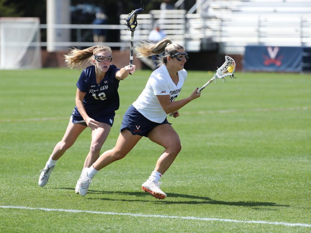 Senior attacker Taylor Regan had two goals for the Cavaliers, bringing her goal total to 19 for the season. 