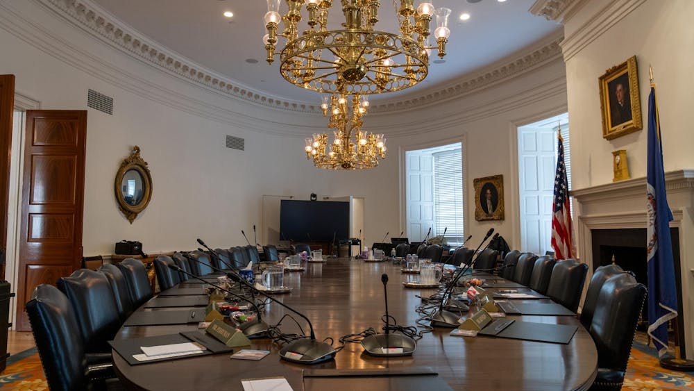 Board of Visitors Meeting Room photographed June 6, 2025.