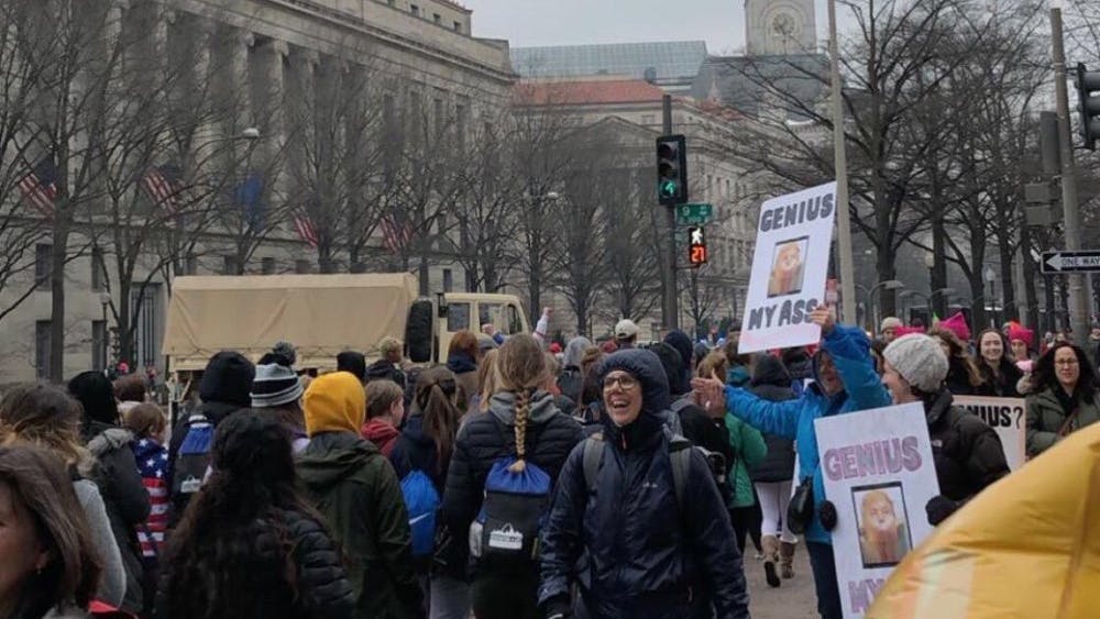 The Women's March in Washington D.C. on Jan. 19.