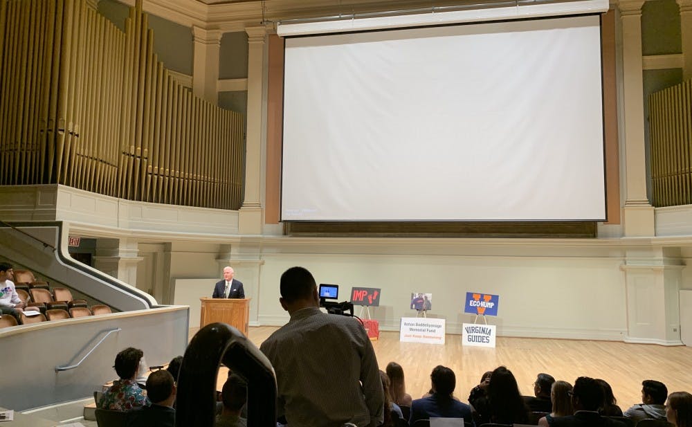 Dean Allen Groves opened the remembrance event with a few remarks about Baddeliyanage’s accomplishments and positive impact on the community. 