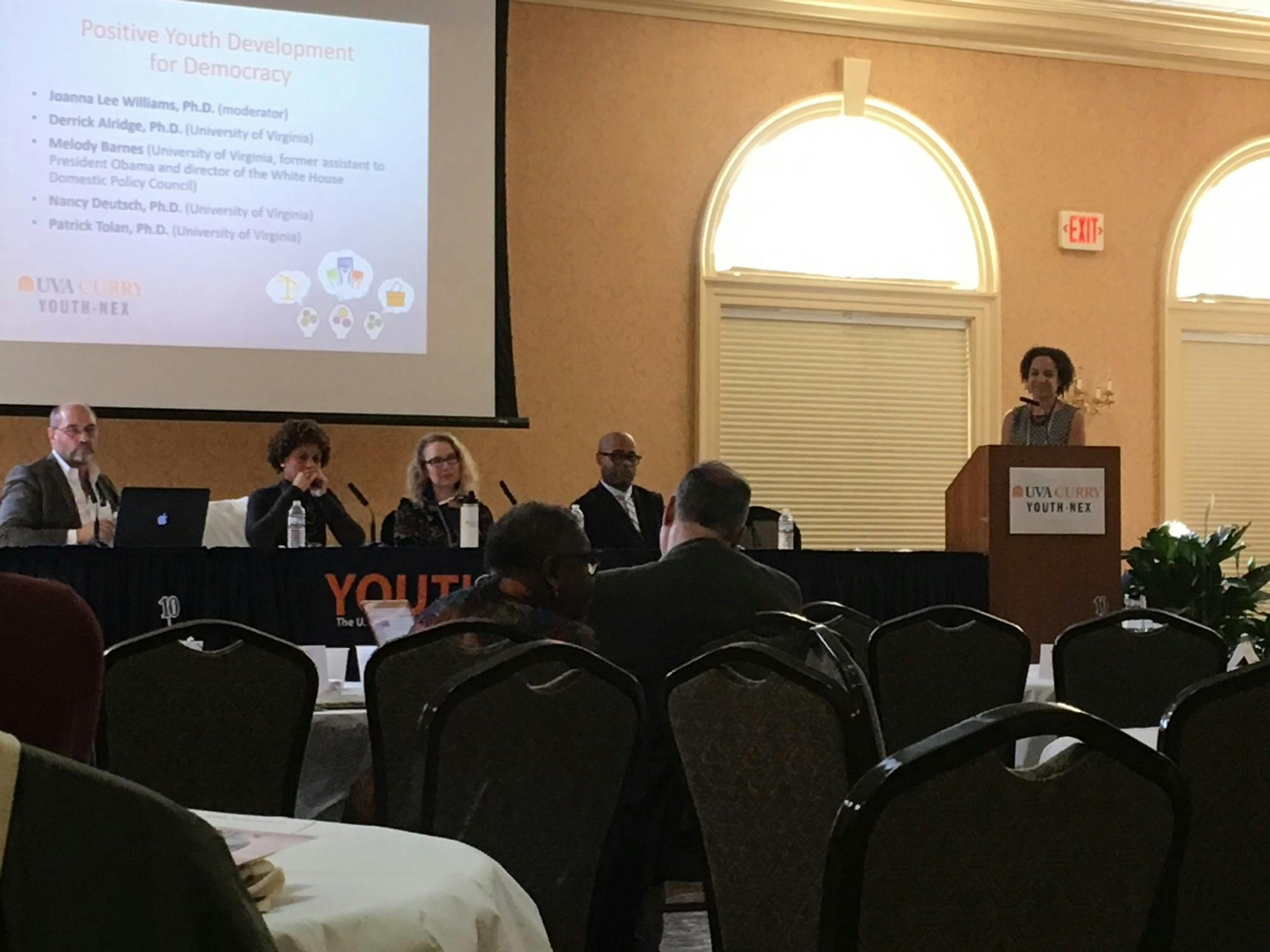 Speakers on Tuesday's panel answered questions such as “What is democracy?” and “What is the role of dialogue in democracy?”