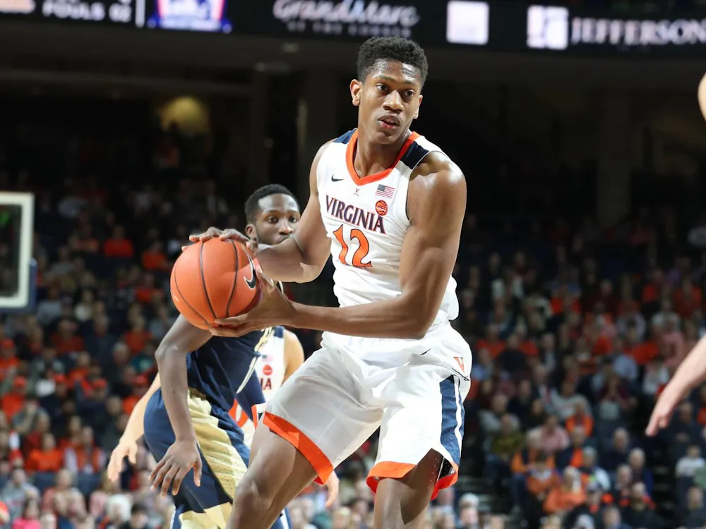 De'Andre Hunter, now a blazing member of the Atlanta Hawks, pictured during a 2019 game against Pittsburgh.