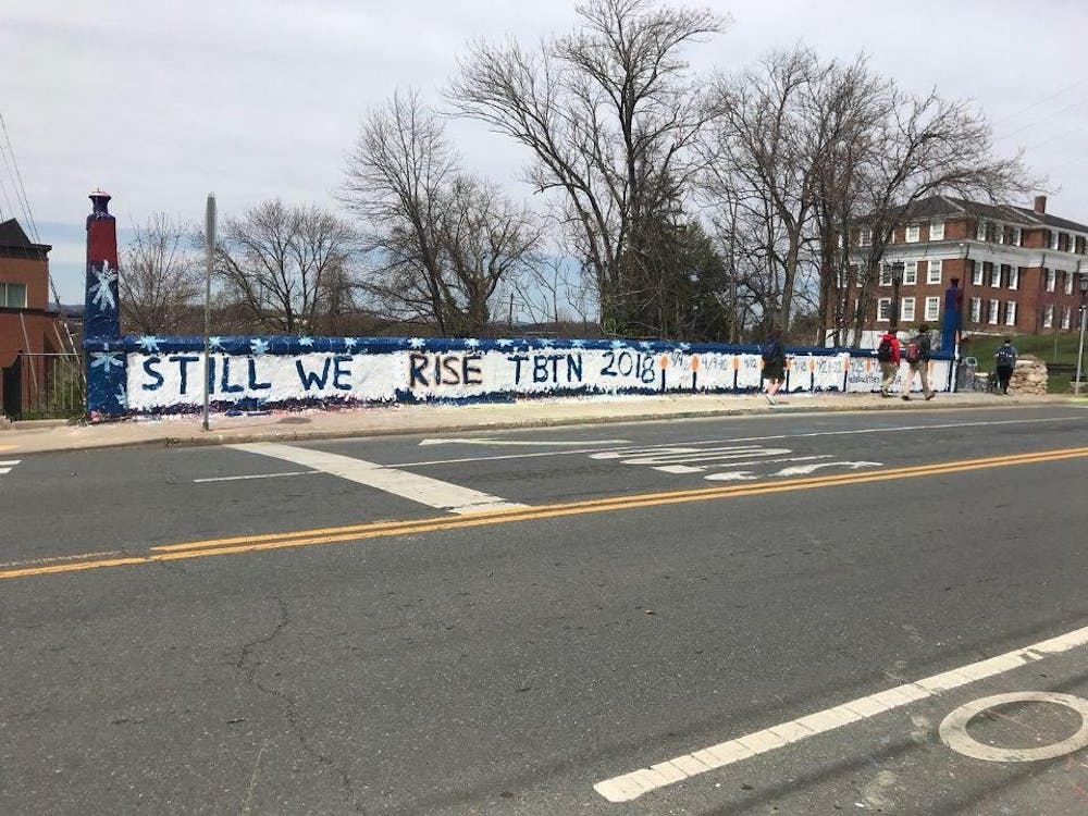 An unknown group painted over Take Back the Night's advertisement on Beta Bridge Wednesday morning though the group sent an anonymous apology and the committee repainted the bridge.