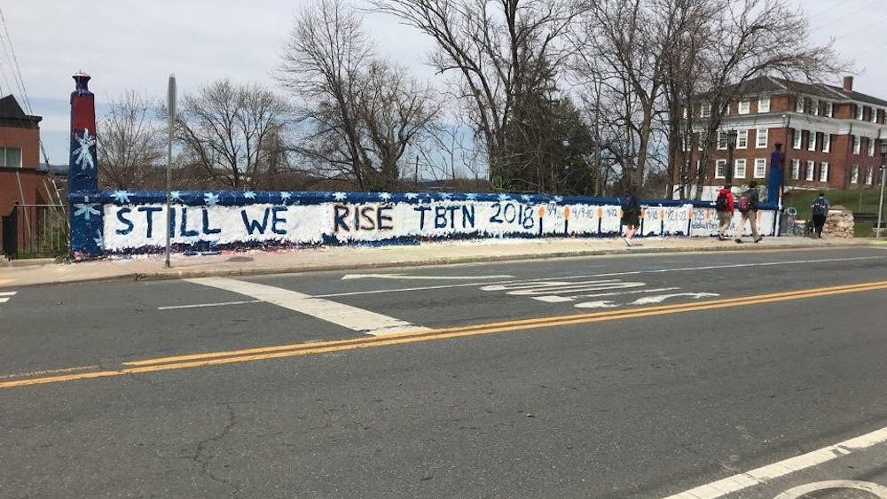An unknown group painted over Take Back the Night's advertisement on Beta Bridge Wednesday morning though the group sent an anonymous apology and the committee repainted the bridge.