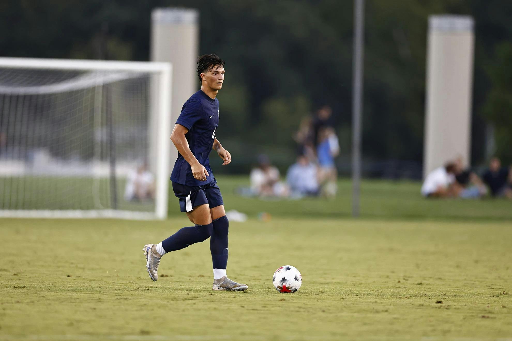 Virginia's Alex Parvu assisted Virginia's second equalizer, early in the second half.