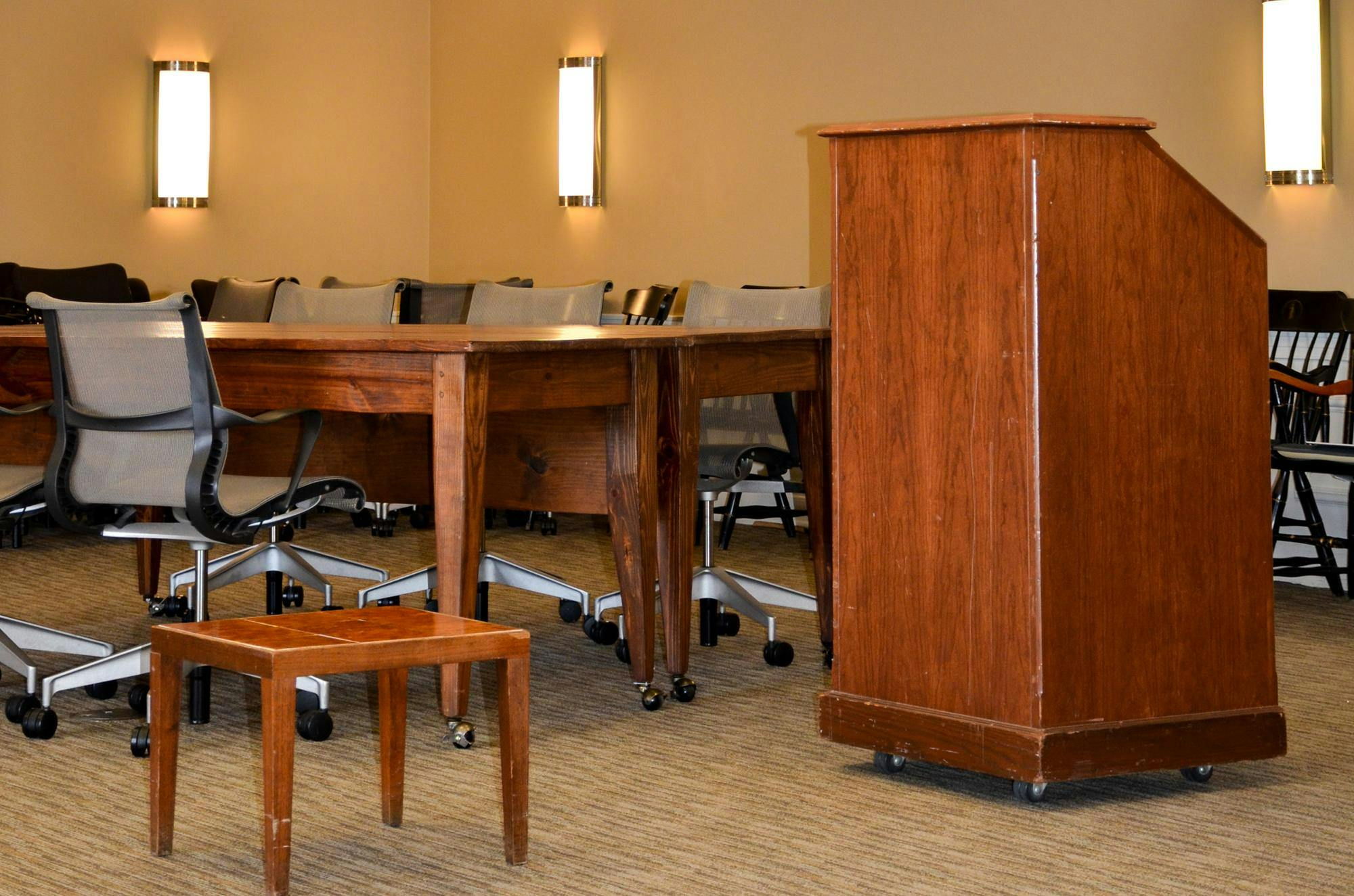 Trial room, photographed March 28, 2025.