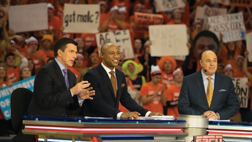 "College GameDay" analysts Rece Davis, Jay Williams and Seth Greenberg will return to John Paul Jones arena for the third time Saturday.&nbsp;