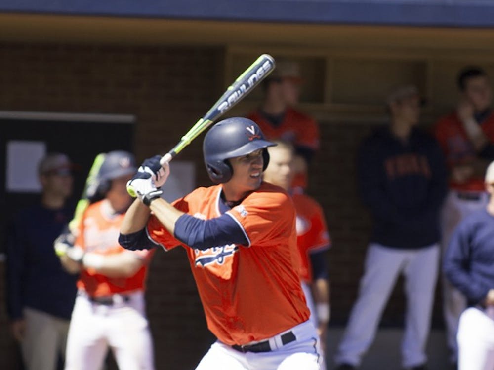 Daniel Pinero hit a three-RBI double Sunday in Virginia's series-clinching win against North Carolina.