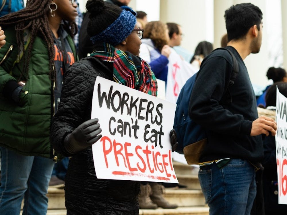 La mayoría de los manifestantes presente eran estudiantes.