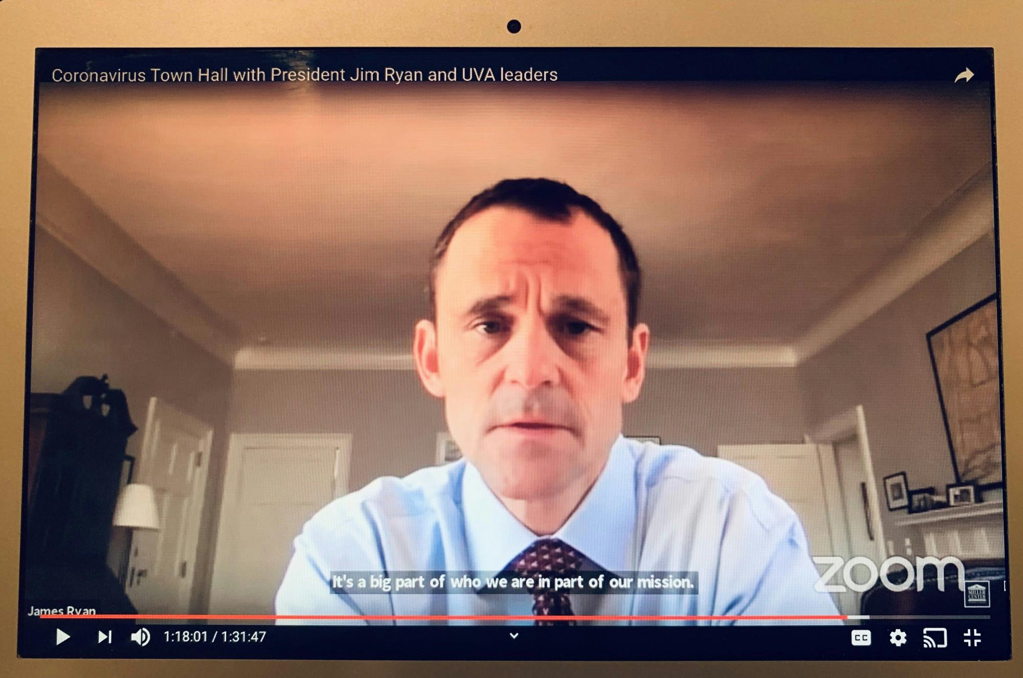 President Ryan noted that the University will discuss modifying tuition rates if fall semester courses are also online.&nbsp;