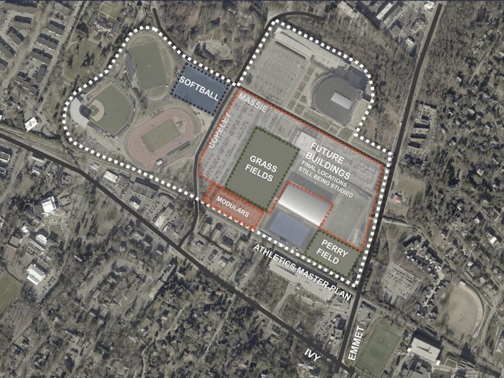 The Athletics Master Plan includes more room for grass practice fields to replace those displaced by the relocation of the softball stadium.