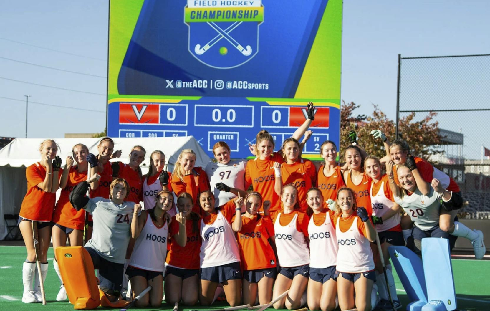 The Cavaliers will play for the ACC Championship tomorrow.