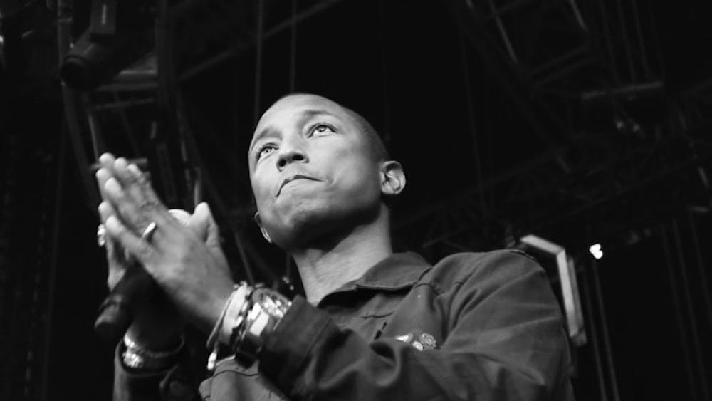 Pharrell Williams performed at the Concert for Charlottesville in September 2017.