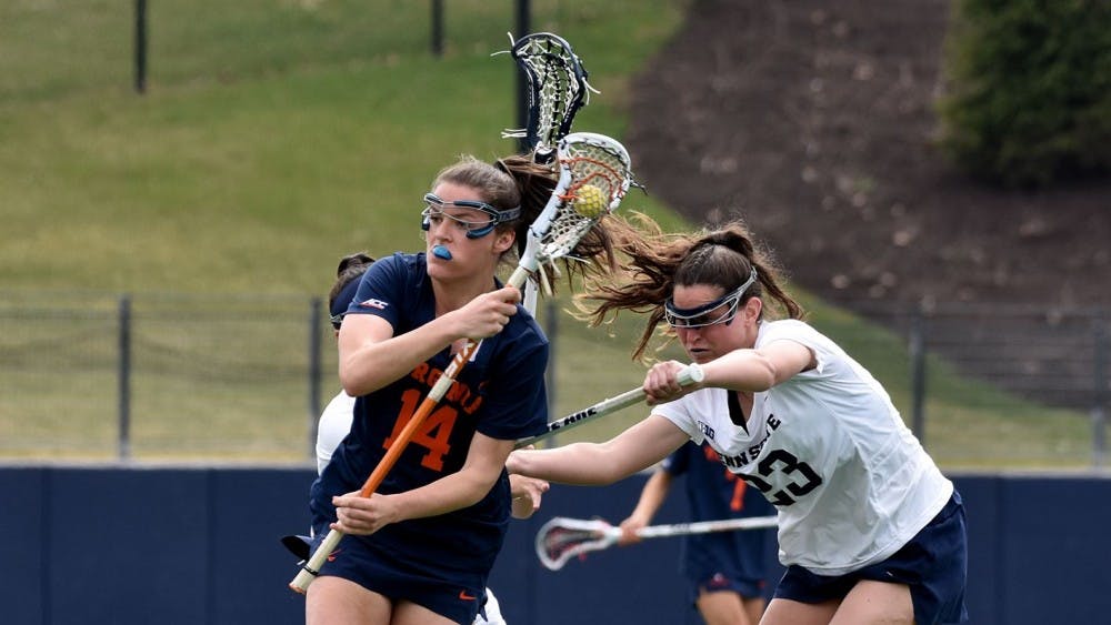 Senior attacker Maggie Jackson scored four goals in No. 8 Virginia's win over Penn State.