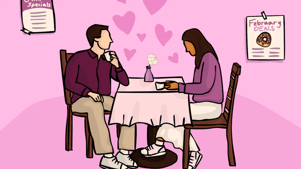 There’s no shame in the dining hall date game.
