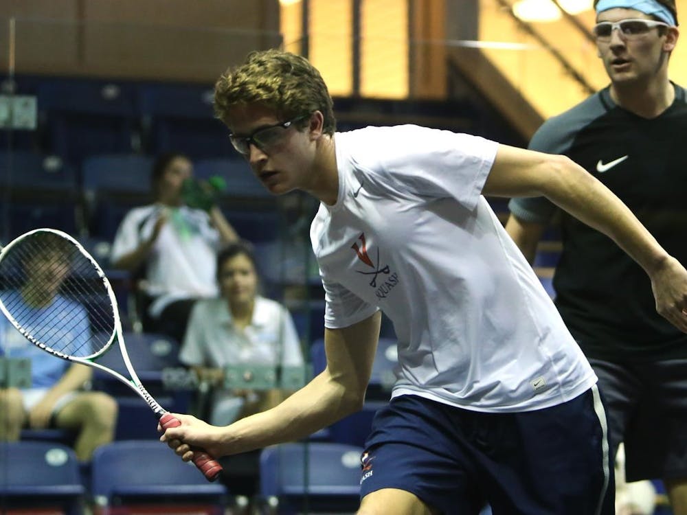 Junior William Braff opened for the Cavaliers in dominant fashion, winning 11-2, 11-3, 11-4 in position seven.