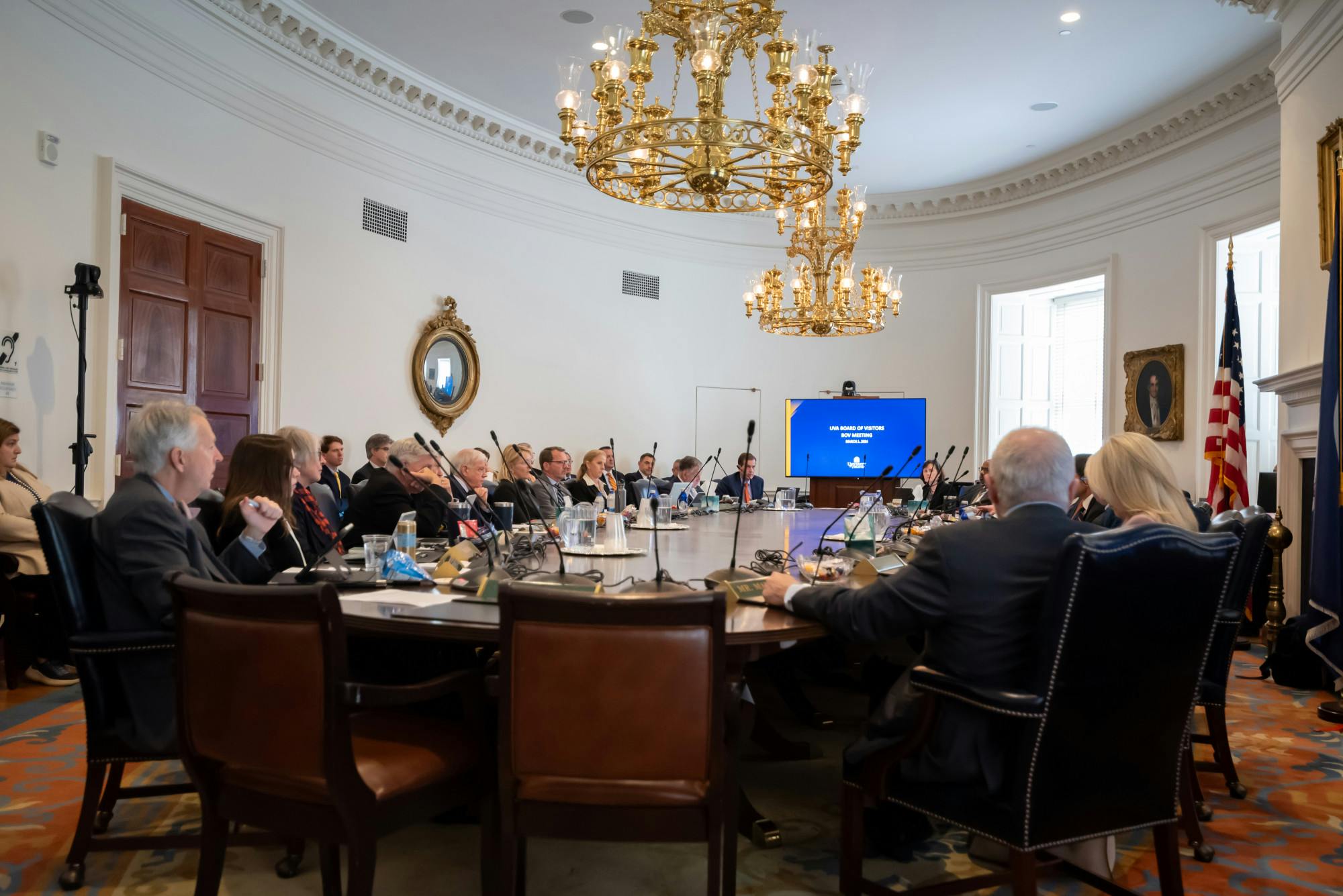 The Board will also hear updates from the Building and Grounds Committee on the development of the new U.Va. Center for the Arts and approve its location and design guidelines.&nbsp;